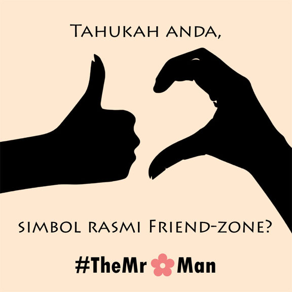 Hashtag TheMrFlowerman Simbol Rasmi Friendzone B