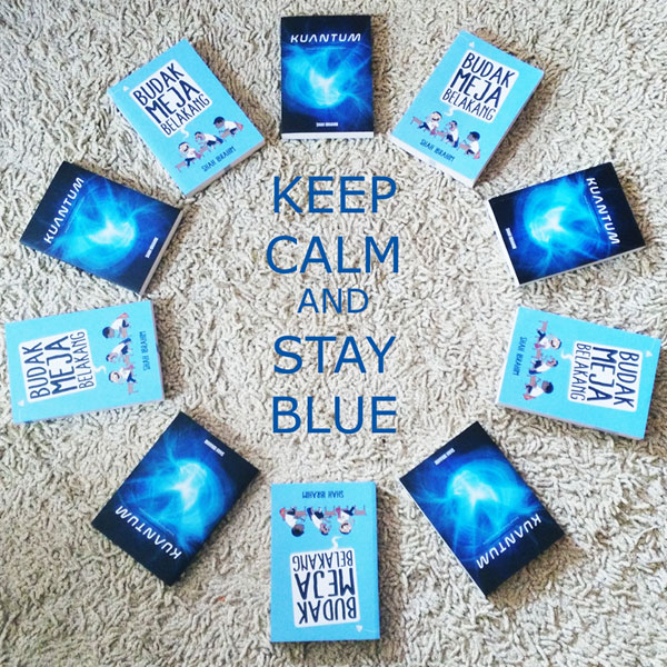 Keep Calm Stay Blue Shah Ibrahim TheMrFlowerman B