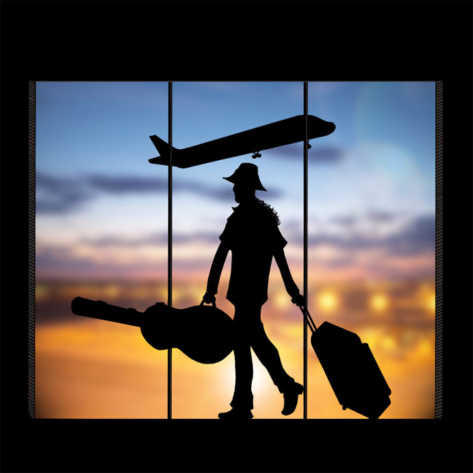 Catatan Pengembaraan Seorang Flowerman Shah Ibrahim Airport Silhouette