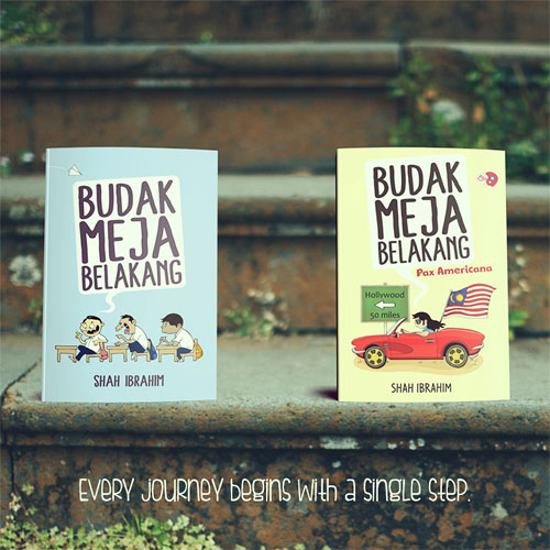 Siri Buku Budak Meja Belakang Di Atas Tangga