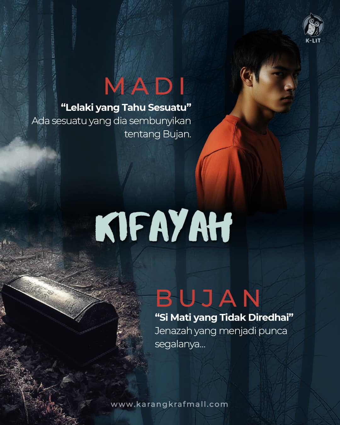 Promo Poster novel Kifayah karya Shah Ibrahim K-Lit Karangkraf 1