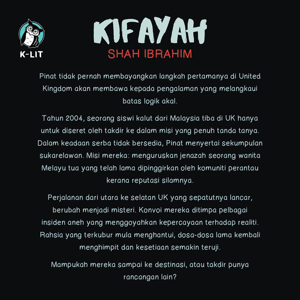 Sinopsis novel Kifayah karya Shah Ibrahim
